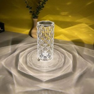 Acrylic Crystal Desk Lamp With Remote